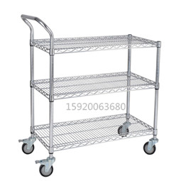三层防静电镀烙手推车
